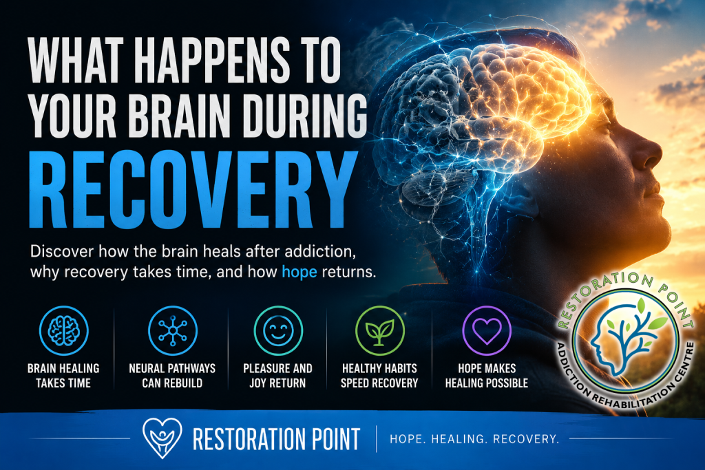 Abstract illustration for What Happens to Your Brain During Recovery